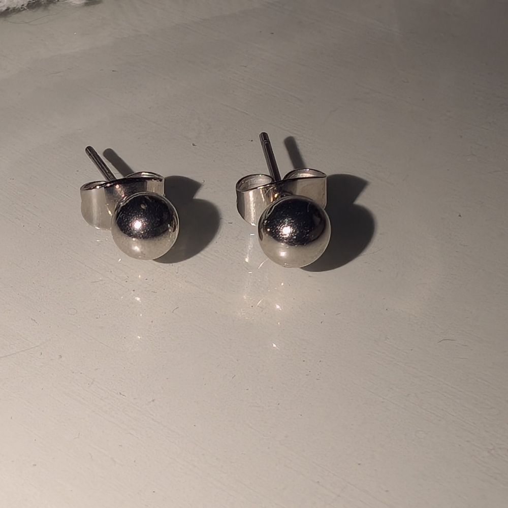 Silver Stud Earrings